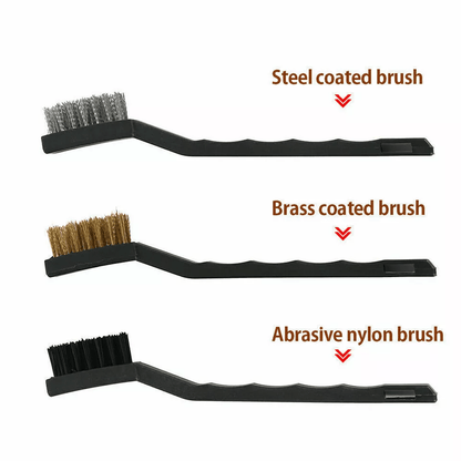 Professional Car Detailing Brush Wash Auto Cleaning Kit Engine  Wheel Clean Set With Bristle Wire   6