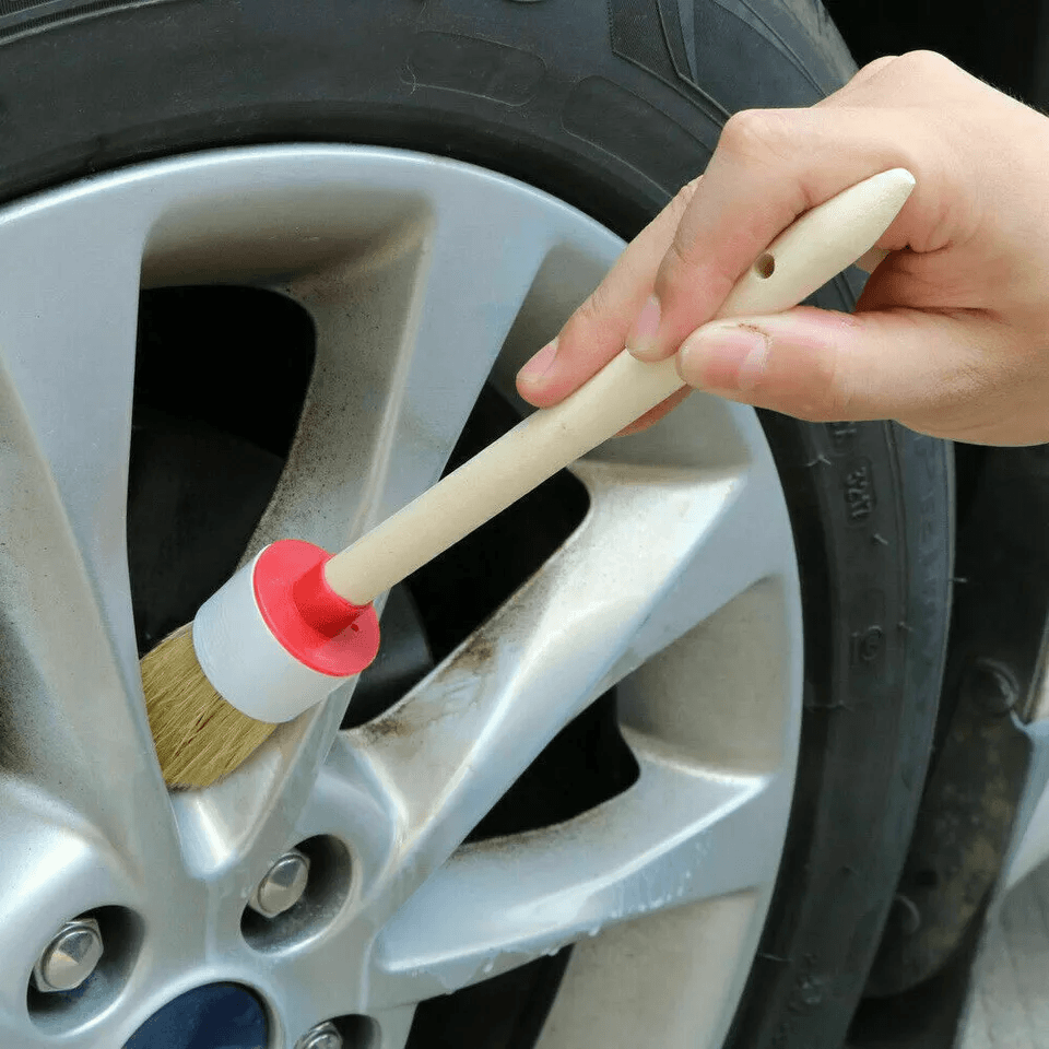 Professional Car Detailing Brush Wash Auto Cleaning Kit Engine  Wheel Clean Set With Bristle Wire   5