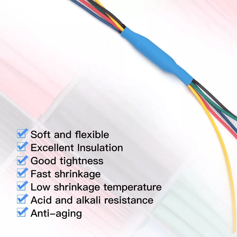 Heat Shrink Tubing Sleeve Wire Cable Assortment Kit For Automotive Electrical Repair 4