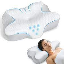Memory Foam Neck Pillow Orthopedic Cervical Support for Pain Relief  Ergonomic Sleeping Pillow