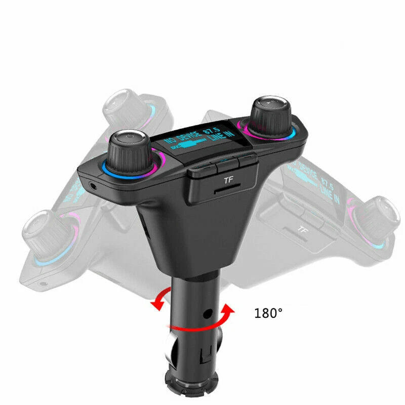 Wireless Bluetooth Car FM Transmitter MP3 Player With USB Charger HandsFree Radio Adapter Kit For M 9