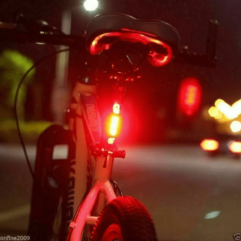 USB Rechargeable LED Bicycle Headlight Bike Head Light Front Lamp Set With Rear Tail Light For Nigh 10