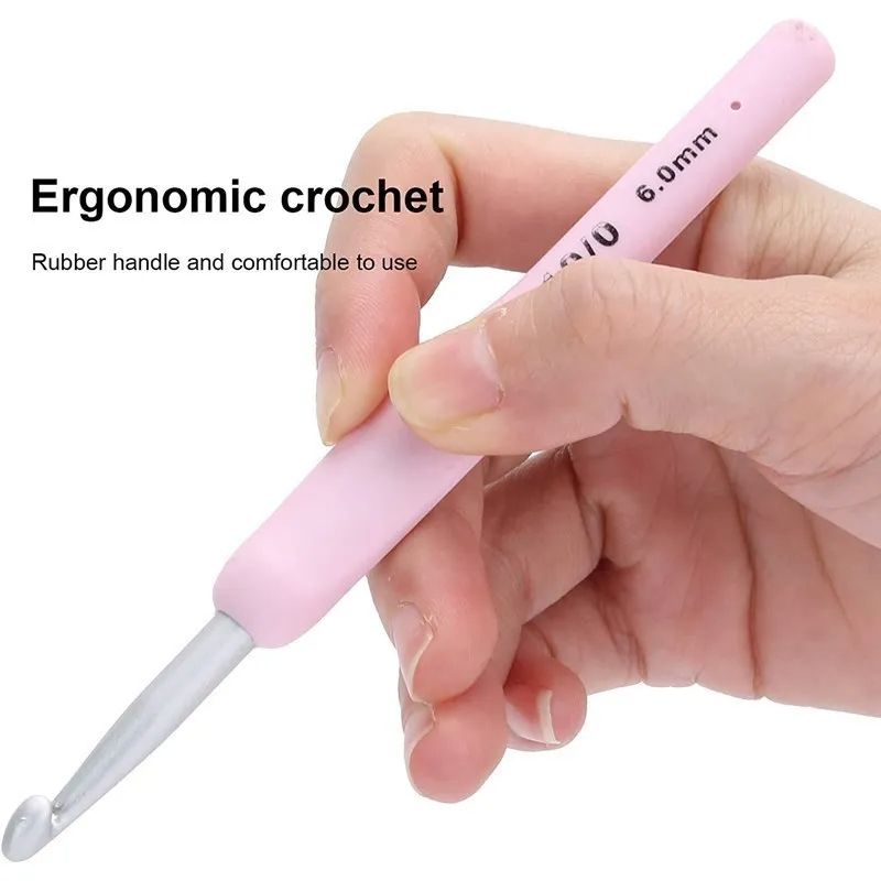 Crochet Tools Set Soft Handle Ergonomic Hooks For Smooth Crocheting  Crafting 1