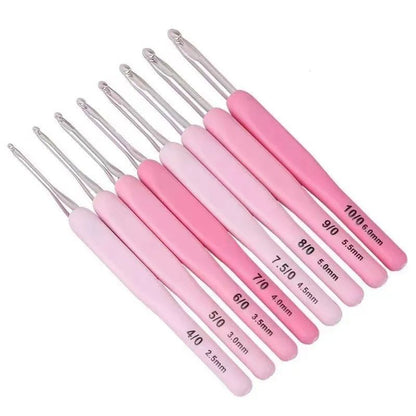 Crochet Tools Set Soft Handle Ergonomic Hooks For Smooth Crocheting  Crafting 2