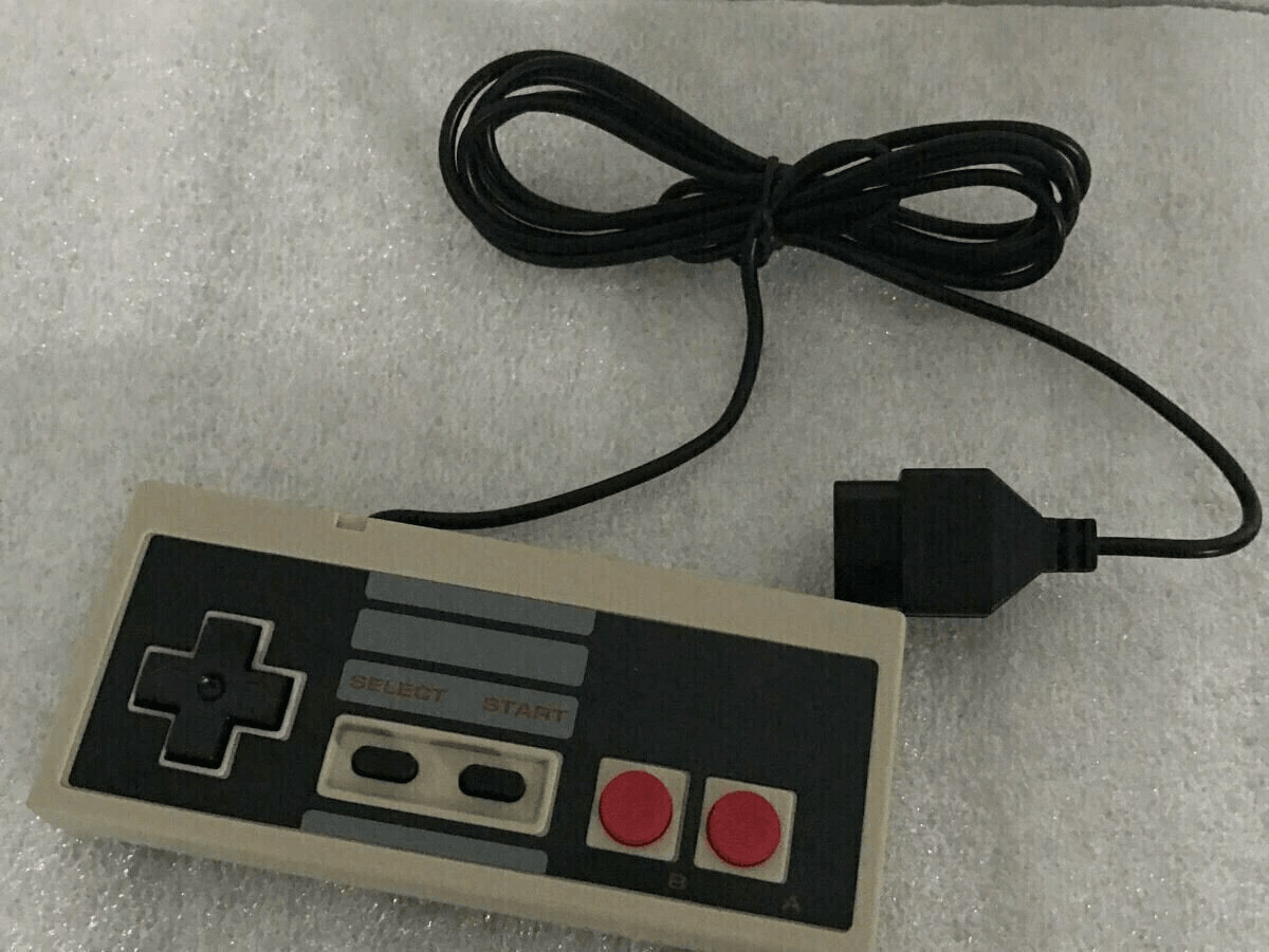 Original NES-004 Wired Controller for Nintendo NES Vintage Console Replacement