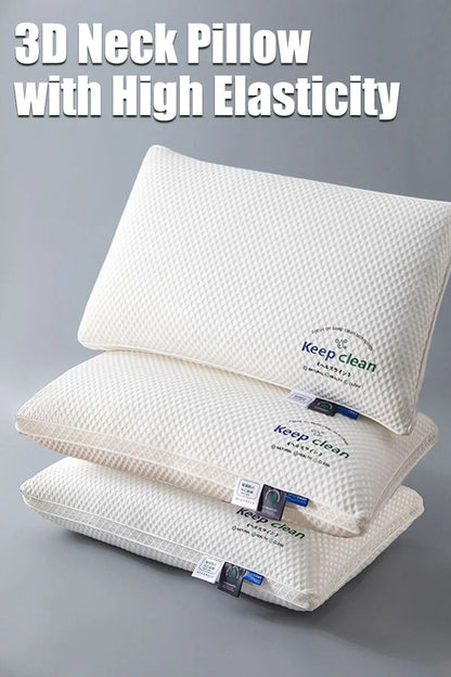Ergonomic 3D Neck Pillow UltraSoft NonCollapsing Design for Single Sleepers Perfect for Bedding