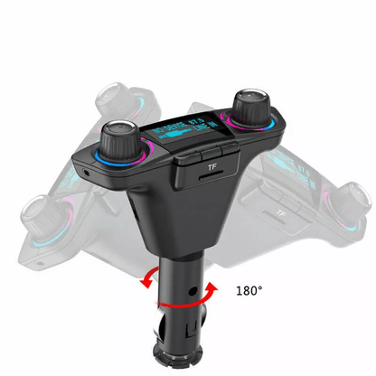Bluetooth Car FM Transmitter MP3 Player Hands Free Radio Adapter Kit With Dual USB Charger And LED  6
