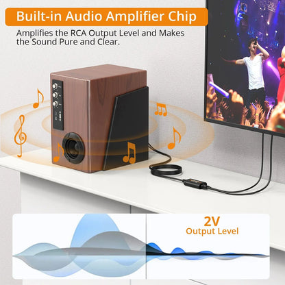 Neoteck 192kHz DAC ConverterOptical Toslink To RCA Audio Adapter Hi Res Digital To Analog Converter 5