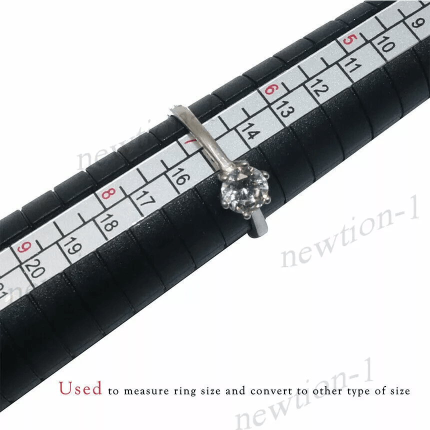 Ring Sizer Gauge Mandrel Set Plastic Finger Sizing Measure Stick For Jewelry Making 2