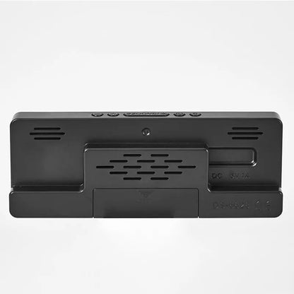 Voice Control Digital Alarm Clock With Temperature Display Snooze  Night Mode 1224H AntiDisturb Des 6