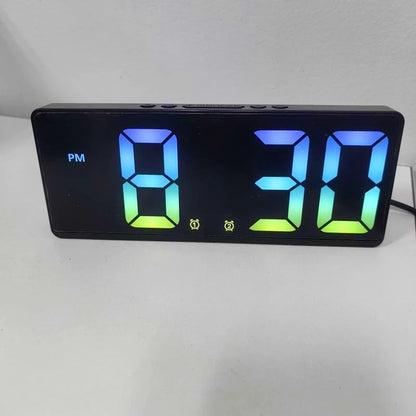 Voice Control Digital Alarm Clock With Temperature Display Snooze  Night Mode 1224H AntiDisturb Des 22