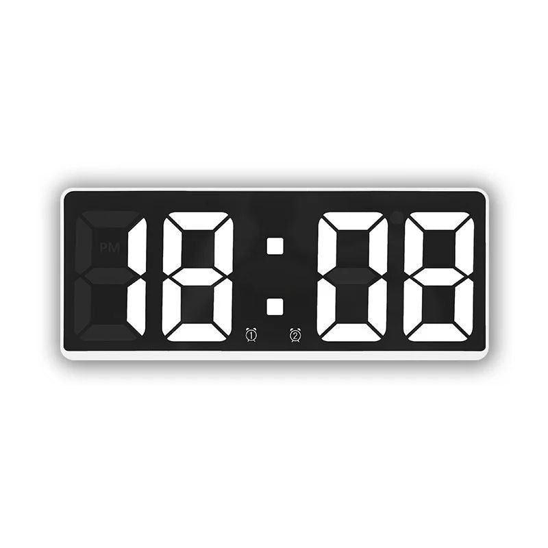 Voice Control Digital Alarm Clock With Temperature Display Snooze  Night Mode 1224H AntiDisturb Des 16