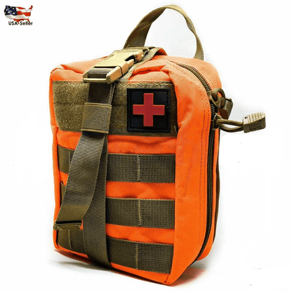 Tactical First Aid Kit  Rip Away MOLLE EMT IFAK Survival Pouch Bag  MilitaryGrade Medical Organizer 7