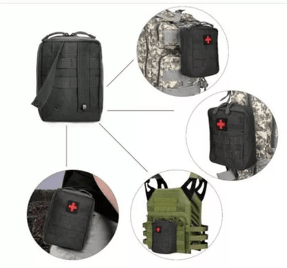 Tactical First Aid Kit  Rip Away MOLLE EMT IFAK Survival Pouch Bag  MilitaryGrade Medical Organizer 4