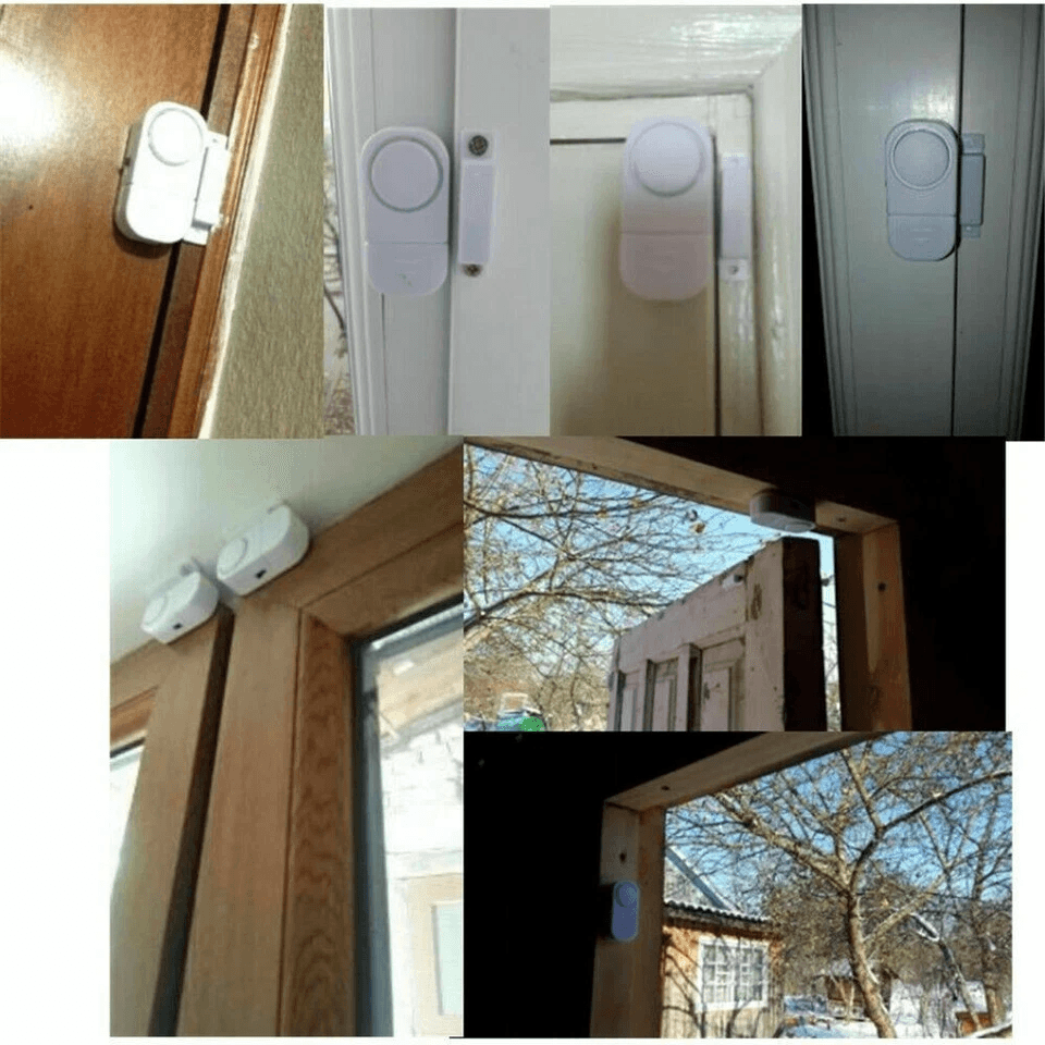 Wireless Door Window Alarm System Home Burglar Security Magnetic Sensor Kit 5
