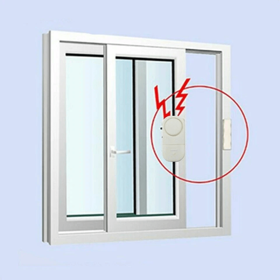 Wireless Door Window Alarm System Home Burglar Security Magnetic Sensor Kit 2