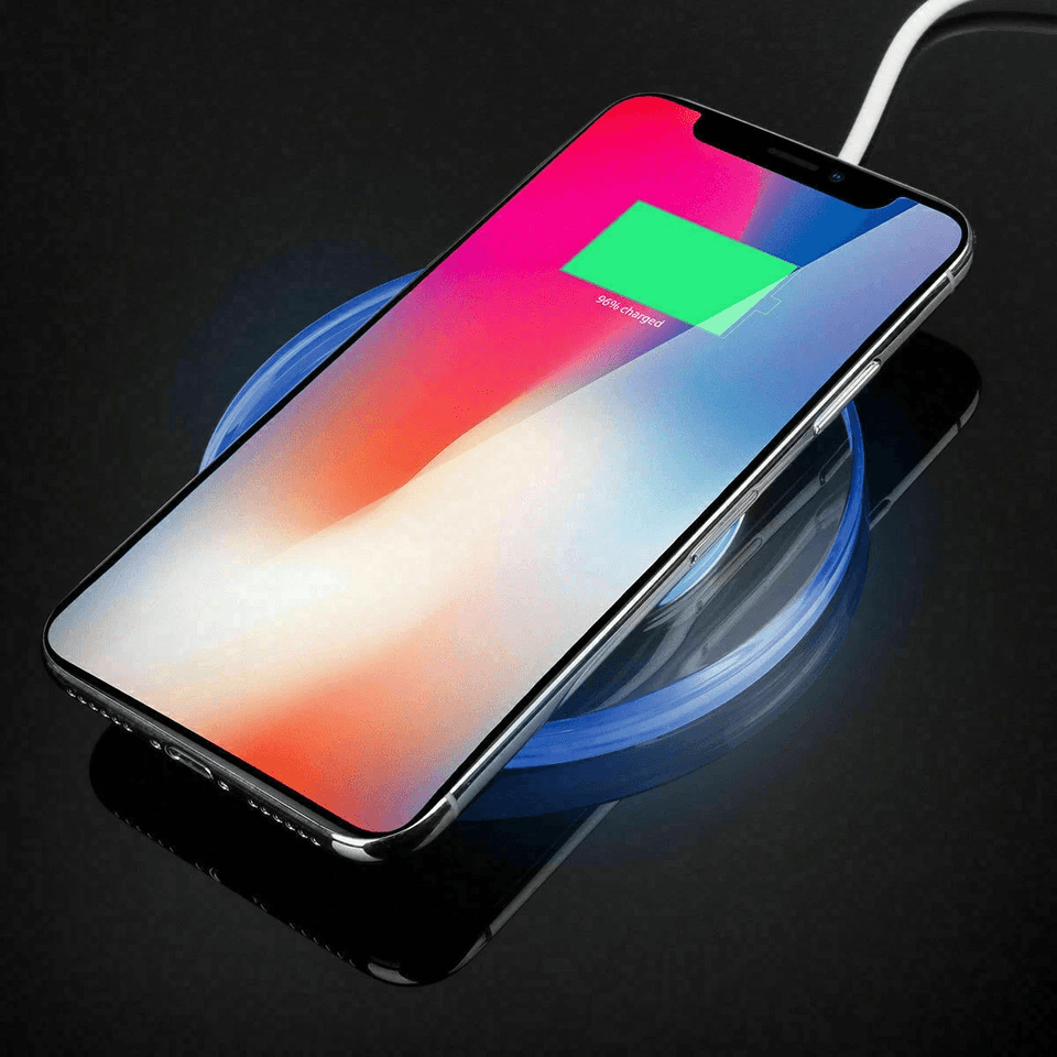 Qi Wireless Fast Charger Charging Pad Dock Wireless Charging Station For Samsung Galaxy IPhone Andr 3