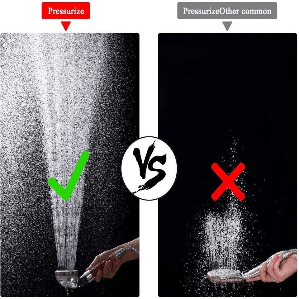High Pressure Handheld Shower Head 3 Spray Settings 6
