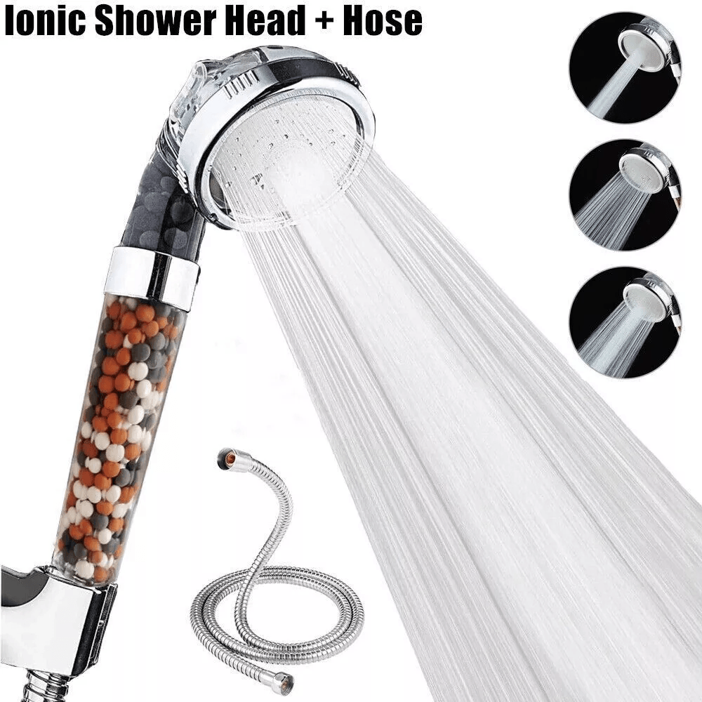 High Pressure Handheld Shower Head, 3 Spray Settings