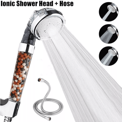 High Pressure Handheld Shower Head, 3 Spray Settings