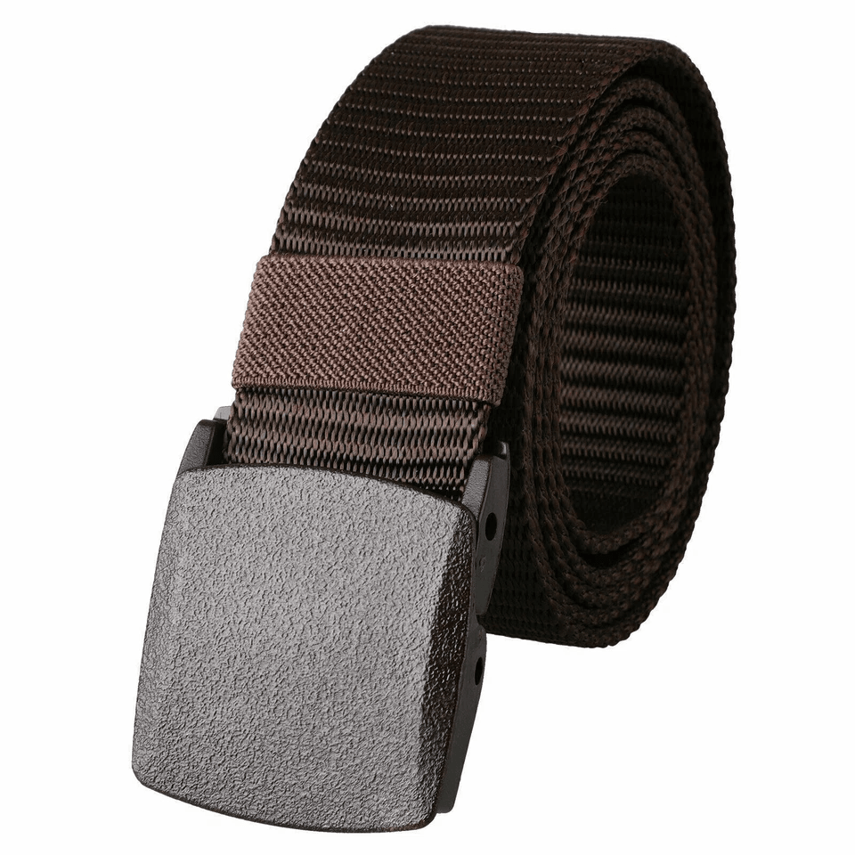 Men Plastic Cam Buckle Canvas Tactical Waistband HeavyDuty Military Webbing Belt For Police Work Hu 8