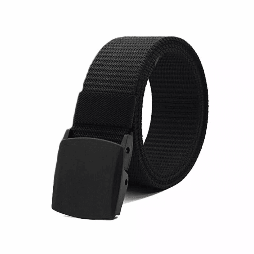 Men Plastic Cam Buckle Canvas Tactical Waistband HeavyDuty Military Webbing Belt For Police Work Hu 10
