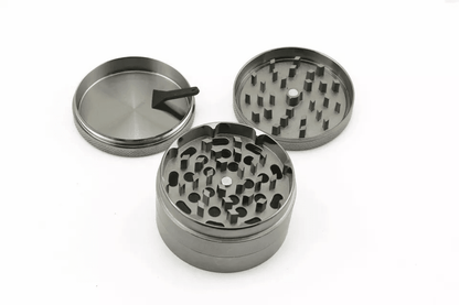 New 4 Piece Herbal Alloy Metal Grinder  Chromium Crusher Tobacco Herb Spice Grinder For Smoking  Ki 1