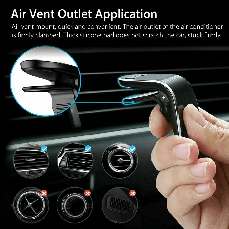 Magnetic Car Phone Holder Mount For IPhone Android Samsung 3