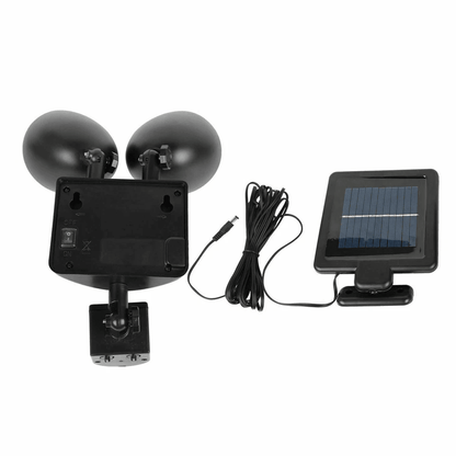 LED Dual Security Detector Solar Spot Light Motion Sensor Outdoor Floodlight With Adjustable Heads  3