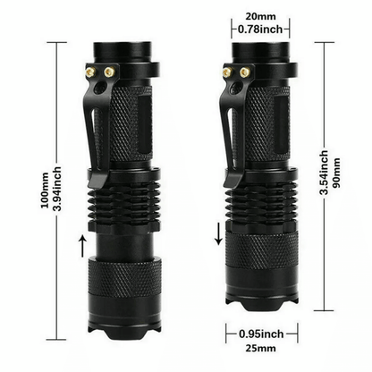 UV Ultra Violet LED Flashlight Blacklight Inspection Torch For Currency Pet Stains And Leak Detecti 6