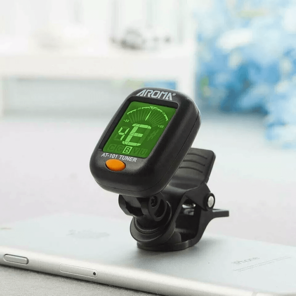 Universal LCD ClipOn Chromatic Tuner For Acoustic  Electric Instruments 1