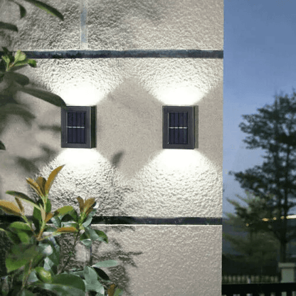 Solar 2LED Deck Light Outdoor Waterproof Fence Step Lamp For Garden Patio Stairs Pathway Yard Porch 7