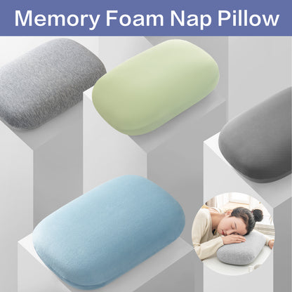 UltraSoft Memory Foam Travel Pillow Ergonomic Neck Support for Health Naps  Pain Relief