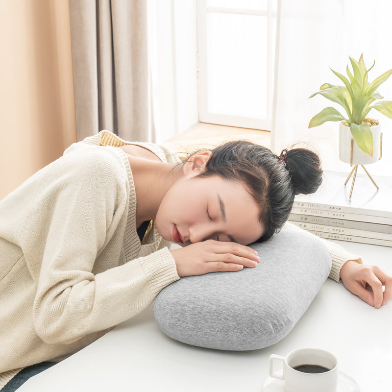 UltraSoft Memory Foam Travel Pillow Ergonomic Neck Support for Health Naps  Pain Relief
