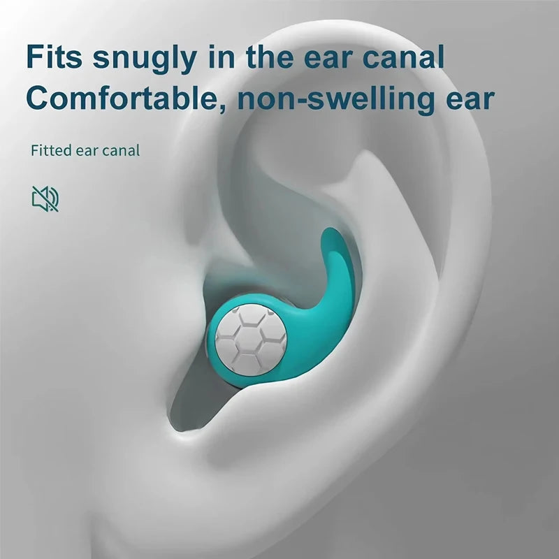 Soft Silicone Earplugs for Sleeping  Swimming Noise Canceling Waterproof  Comfortable Fit