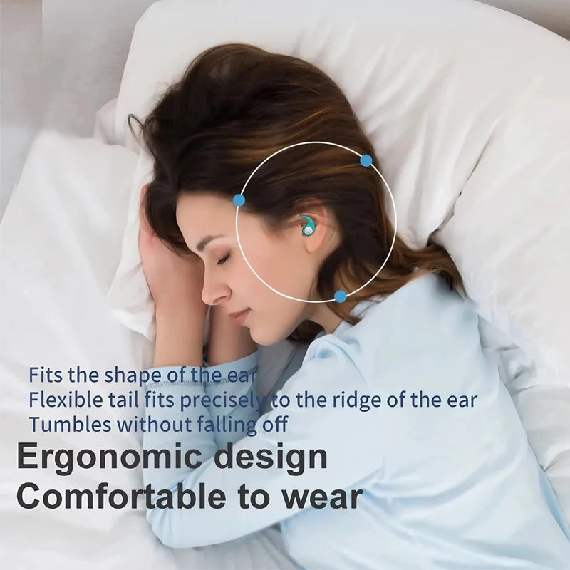 Soft Silicone Earplugs for Sleeping  Swimming Noise Canceling Waterproof  Comfortable Fit