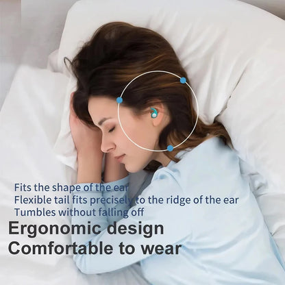 Soft Silicone Earplugs for Sleeping  Swimming Noise Canceling Waterproof  Comfortable Fit