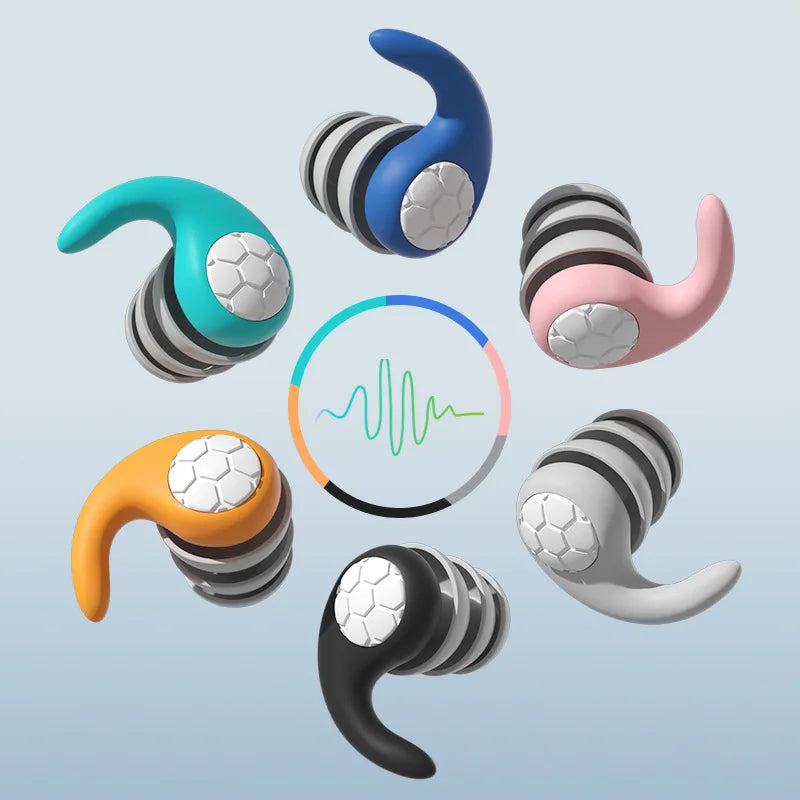 Soft Silicone Earplugs for Sleeping  Swimming Noise Canceling Waterproof  Comfortable Fit