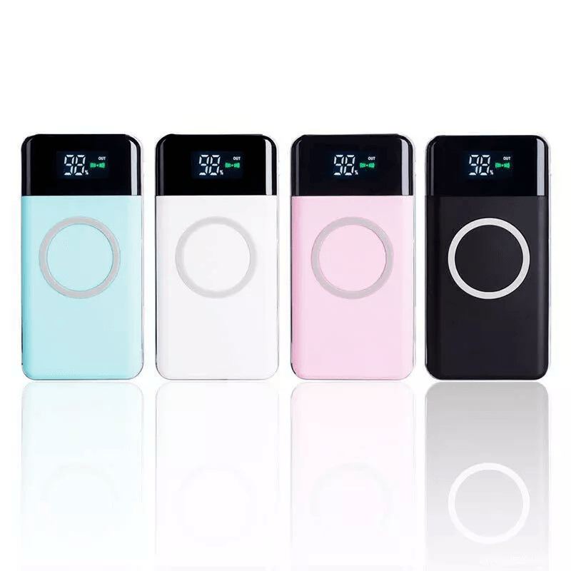 Wireless Power Bank 10000mAh Backup Fast Charging External Battery Portable Charger for iPhone Samsung, Android Devices