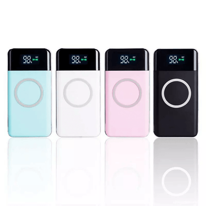 Wireless Power Bank 10000mAh Backup Fast Charging External Battery Portable Charger for iPhone Samsung, Android Devices