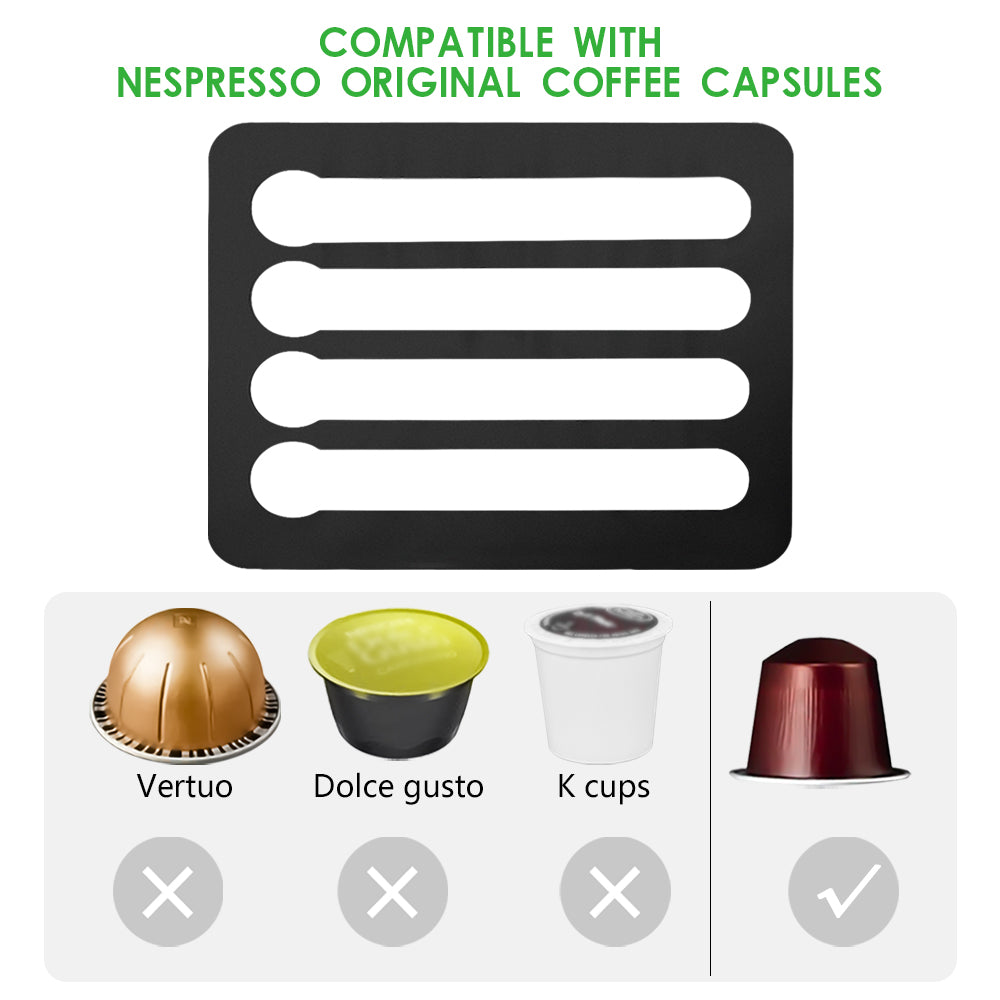 Rotating Nespresso Capsule Holder  Standing Tower Rack for Coffee Pod Storage  Organization