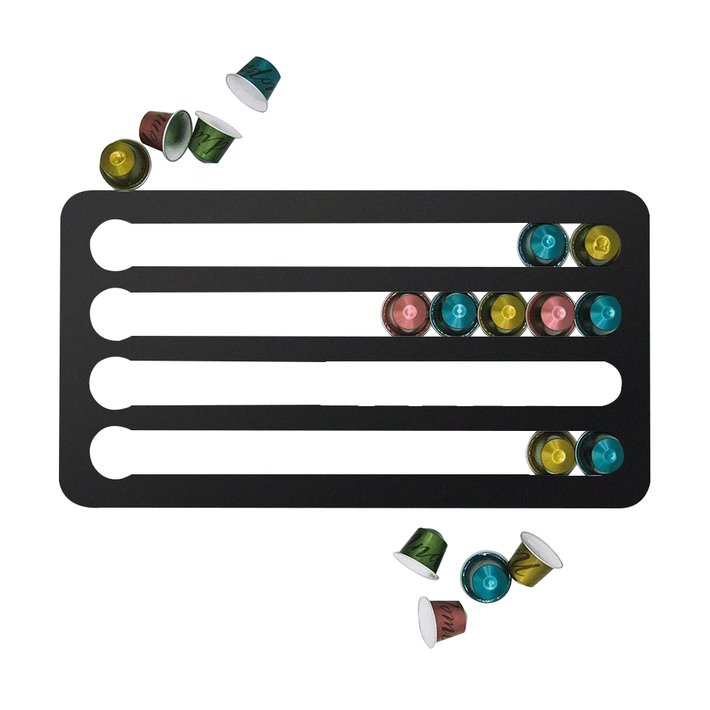 Rotating Nespresso Capsule Holder  Standing Tower Rack for Coffee Pod Storage  Organization