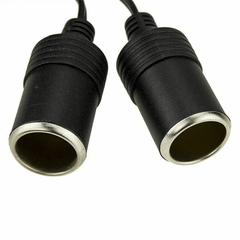 Dual Car Cigarette Lighter Splitter Charger Adapter Power Socket With 2 Female Ports For Auto Truck 2