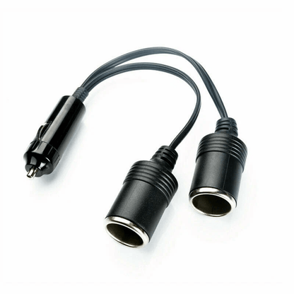 Dual Car Cigarette Lighter Splitter Charger Adapter Power Socket With 2 Female Ports For Auto Truck 5