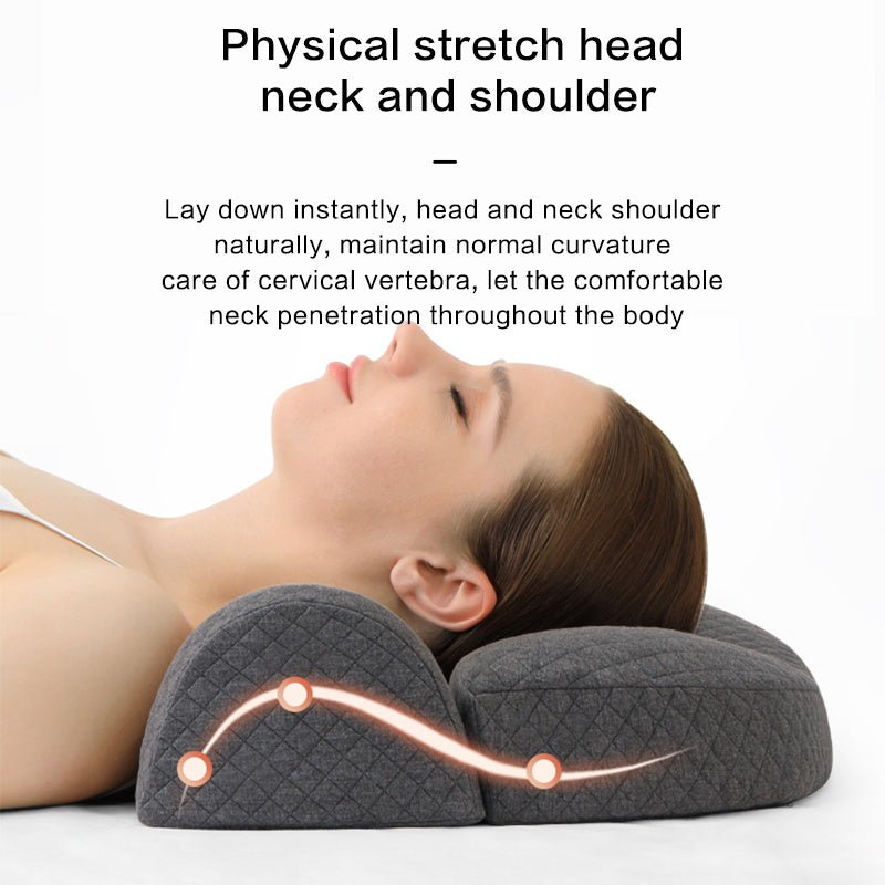 Memory Foam Contour Pillow Orthopedic Cervical Pillow for Side  Back Sleepers Ergonomic Bed Pillo