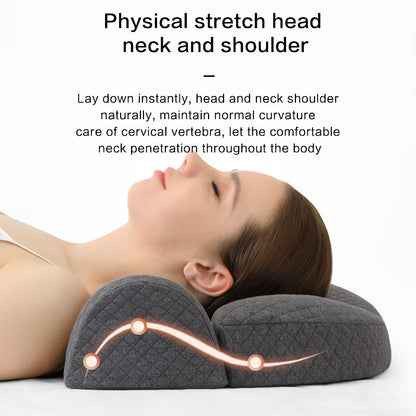 Memory Foam Contour Pillow Orthopedic Cervical Pillow for Side  Back Sleepers Ergonomic Bed Pillo