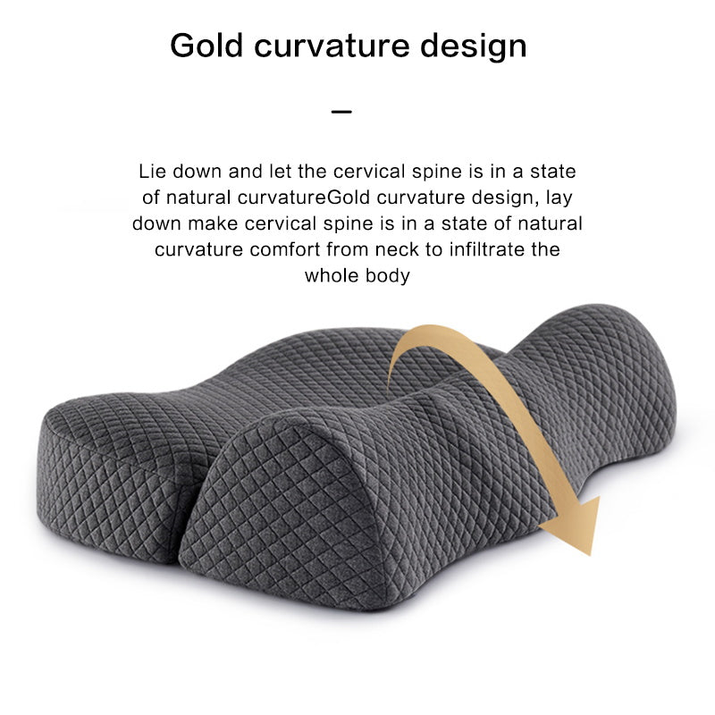 Memory Foam Contour Pillow Orthopedic Cervical Pillow for Side  Back Sleepers Ergonomic Bed Pillo
