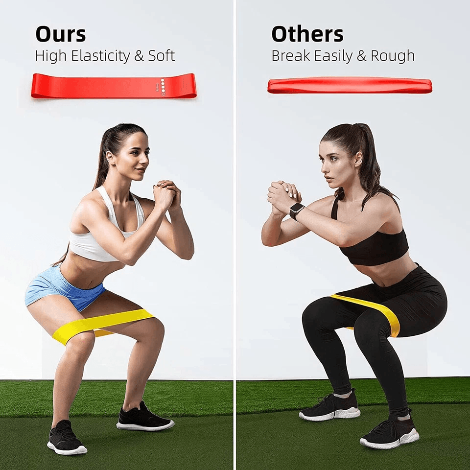 Set Of Resistance Bands Workout Loop For Fitness CrossFit Yoga  Pilates 4