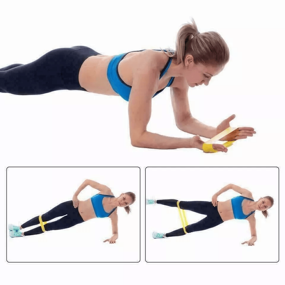 Set Of Resistance Bands Workout Loop For Fitness CrossFit Yoga  Pilates 3