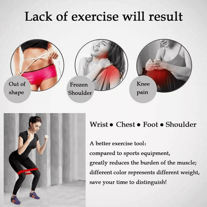 Set Of Resistance Bands Workout Loop For Fitness CrossFit Yoga  Pilates 2